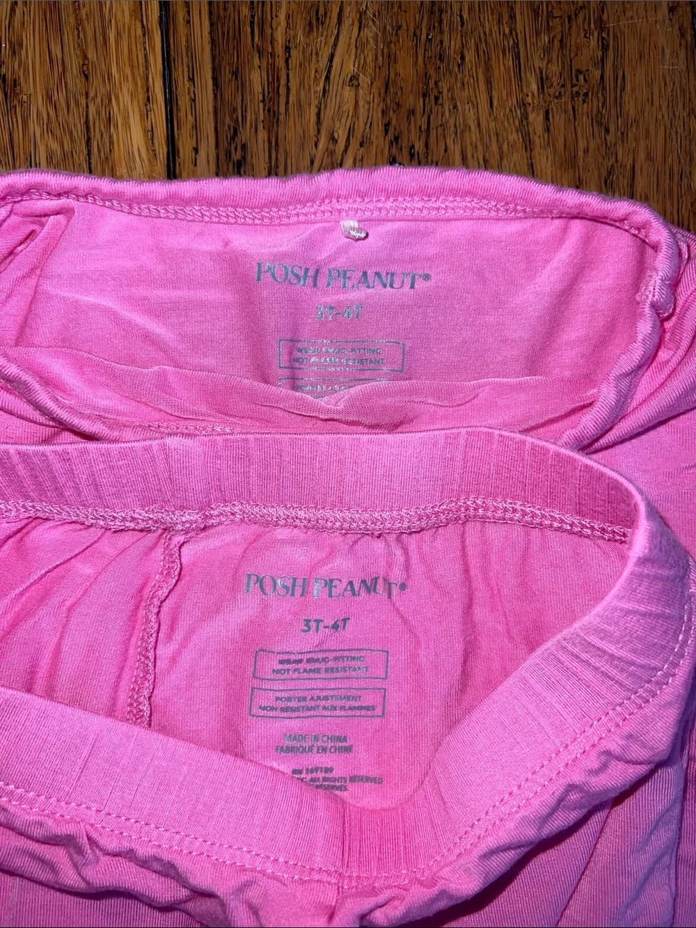 Posh Peanut Pink Short Sleeve Top & Shorts Pajama Set
